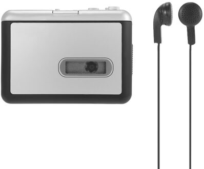 Ezcap231 Cassette Tape-to-MP3 Converter Bespaar In Usb Flash Disk Auto Partitie Standalone Recorder Met Oortelefoon