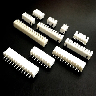 EziUsin XH-2.54 Pitch 2.54MM Connector Straight Feet Needle Seat Socket 2P 3P 4P 5P 6P 7P 8P 9P 10P 11P 12P XH2.54 A