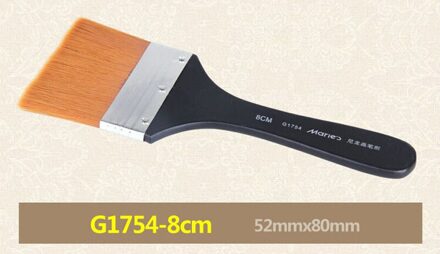 EZONE Nylon Painting Brush Painting Brush Different Size Acrylic Paint Brush Art Students Watercolor Painting Tools 8