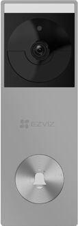 Ezviz Draadloze Deurbel Met Camera - Inclusief Zonnepaneel - Grijs