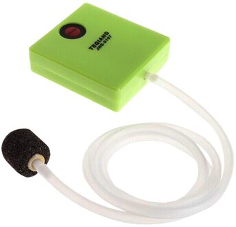 F #1Pc Mini Aquarium Zuurstof Pomp Droge Batterij Operated Fish Tank Luchtpomp Beluchter Zuurstof Met Lucht steen