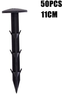 F #50 Stuks Tent Peg Plastic Peg Tuin Luifel Luifel Haringen Camping Stake Nail Tuin Nagels Tuinieren Accessoires 11cm