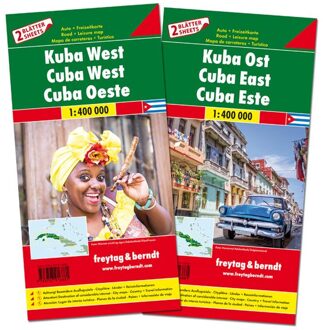 F&B Cuba West en Oost 2-kaartenset