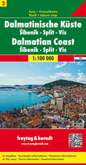 F&B Dalmatische kust 2, Šibenik, Split, Vis - Boek 62Damrak (385084997X)