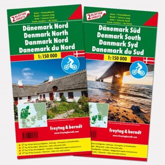 F&B Denemarken Noord en Zuid, set 2 kaarten - Boek 62Damrak (3707916561)