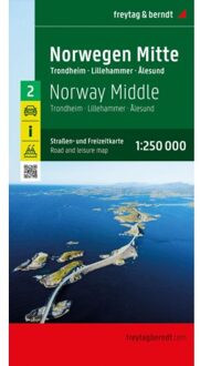 F&B Wegenkaart Noorwegen 2 - Midden - F&B Wegenkaarten