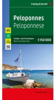 F&B Wegenkaart Peloponnesos - F&B Wegenkaarten