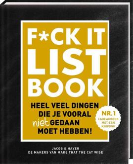 F*CK-it list book - Boek Jacob & Haver (9463332014)