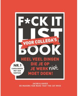 F*ck it list book voor collega’s - Jacob & Haver - 000