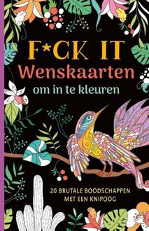 F*ck It - Wenskaarten Om In Te Kleuren - ZNU