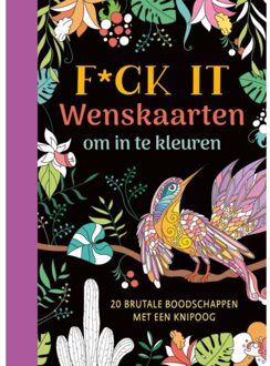 F*ck It - Wenskaarten Om In Te Kleuren - ZNU