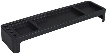 F # Kantoor Tafel Organisator Plastic Toetsenbord Organisator Computer Opbergrek Voor Telefoon/Stationaire Orgainzer Desktop Plank zwart
