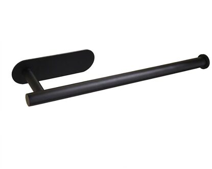 F# Kitchen Paper Towel Holder Self-adhesive Accessories Under Cabinet Roll Rack Tissue Hanger Storage Rack For Bathroom Toilet zwart