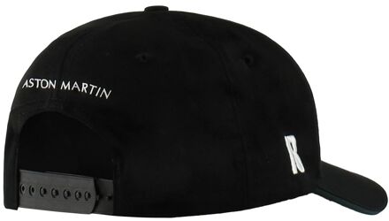 F1 Officiële Coureur Lance Stroll Heren Zwarte Pet Wit