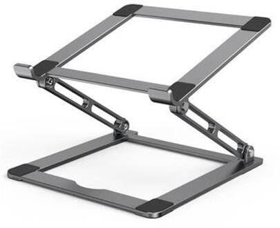 F120 Aluminium Laptop Riser Cooling Stand Opvouwbare Notebook Desktop Beugel - Grijs