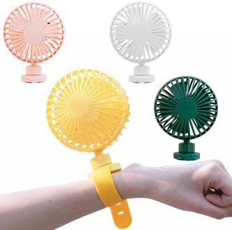 F36 Wandelwagen Fiets Fan Mini Draagbare Usb Oplaadbare Clip Ventilator 360 Graden Roterende Outdoor Pols Ventilator Met Band Met Geur