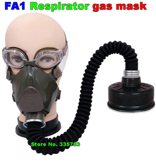 FA1 Respirator gas mask classic style Goggles + mask one-piece gas mask against Industrial Chemical Spray paint gas mask