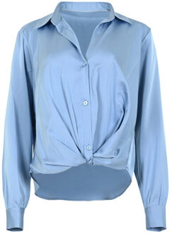 Fa25.20.318 pacey blouse blue Blauw - 40
