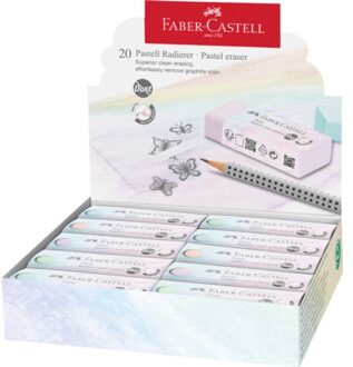 Faber-Castell Faber castell gum stofvrij pastel, assorti