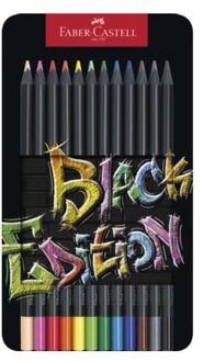 Faber-Castell Faber castell kleurpotloden black edition à 12 stuks