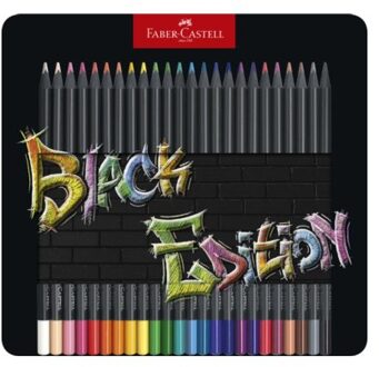 Faber-Castell Faber castell kleurpotloden black edition à 24 stuks