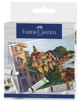 Faber-Castell Faber castell olieverf in tube à 24 assorti kleuren