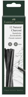 Faber-Castell Houtskool hobby setje 5/8 mm - Tekenhoutskool Zwart