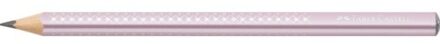 Faber castell potlood jumbo grip sparkle metallic roze