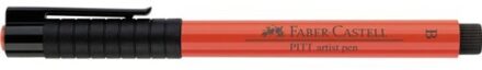 Faber-Castell tekenstift Faber-Castell Pitt Artist Pen Brush 118 scharlakenrood