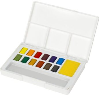 Faber-Castell Waterverf faber castell tablet in box met palet à 12 stuks
