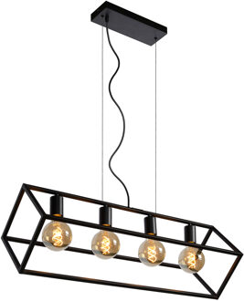 FABIAN Hanglamp 4xE27 - Zwart