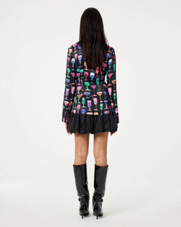 Fabienne Chapot Blouse lange mouw cltbls28 kaia Zwart - 38