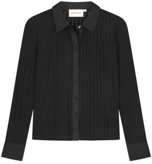 Fabienne Chapot Blouse lange mouw cltbls30 georgia Zwart - XL