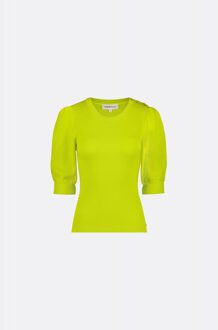 Fabienne Chapot Clt-173-pul-ss24 lillian ss pullover lovely lime Print / Multi