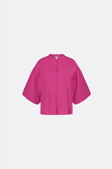 Fabienne Chapot Clt-21-bls-ss24 debra blouse hot pink Rood - 34