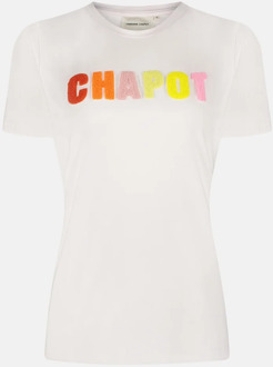Fabienne Chapot Clt-302-tsh-ss24 terry t-shirt light pink rose Print / Multi