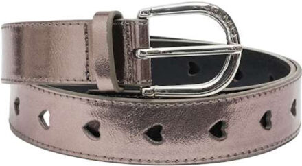 Fabienne Chapot Cut it out heart belt metallic Zilver - 85