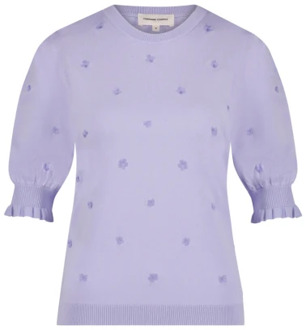 Fabienne Chapot Holly Short Sleeve Pullover Fabienne Chapot , Purple , Dames - 2Xl,L,M,S,Xs
