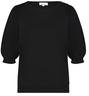 Fabienne Chapot Stijlvolle Milly Pullover Sweater Fabienne Chapot , Black , Dames - M,S,Xs