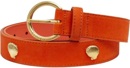 Fabienne Chapot Studded shell belt Oranje - 75