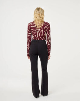 Fabienne Chapot Top korte mouw clttop36 quinty Bordeaux - XL