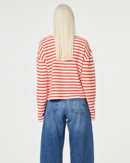 Fabienne Chapot Top lange mouw clttop02 celina Roze - S