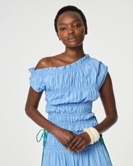 Fabienne Chapot Top zonder mouw clttop47 john - maat 36 Blauw