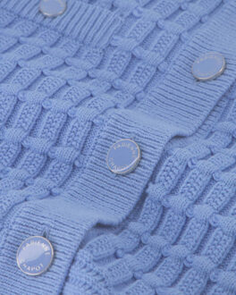 Fabienne Chapot Vest cltcar05 chin Blauw - XL