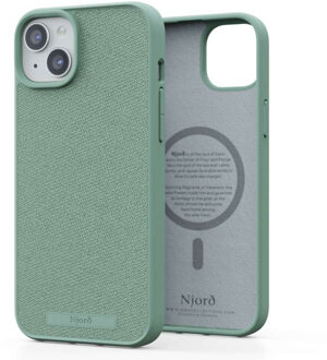 Fabric MagSafe Case voor de iPhone 15 Plus - Turquoise