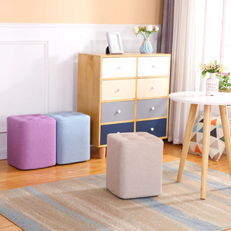 Fabric small stool sofa stool creative bench family small chair furniture foot stool vanity chair sex Minimalist Modern