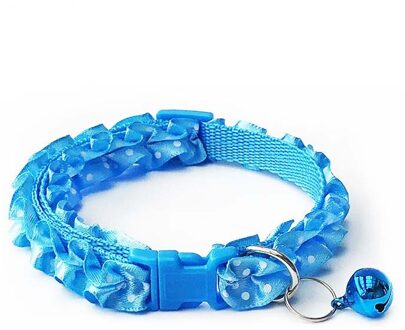 Fabriek Direct Kant Hond Puppy Cat Halsbanden Dot Patroon Verstelbare Pet Hals Ketting Met Bell Huisdier Kraag voor Kleine honden Kat 4