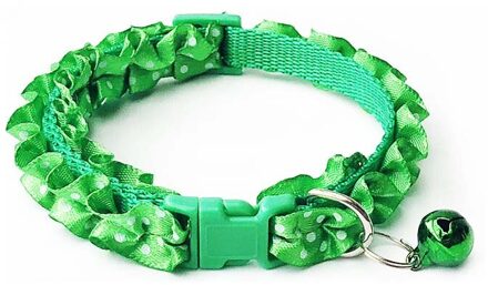Fabriek Direct Kant Hond Puppy Cat Halsbanden Dot Patroon Verstelbare Pet Hals Ketting Met Bell Huisdier Kraag voor Kleine honden Kat 5