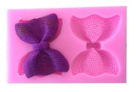 Fabriek Directe Verkoop Vlinder Knoop Cakevorm 3D Bakken Suiker Mallen Siliconen Haarspeld Sieraden Mold Spot