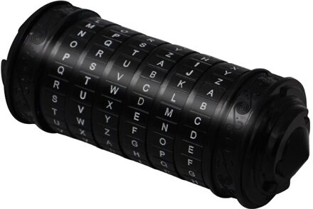 Fabriek Hoge Qualtiy Da Vinci Code Mini Cryptex Lock -Wit & Zwart
